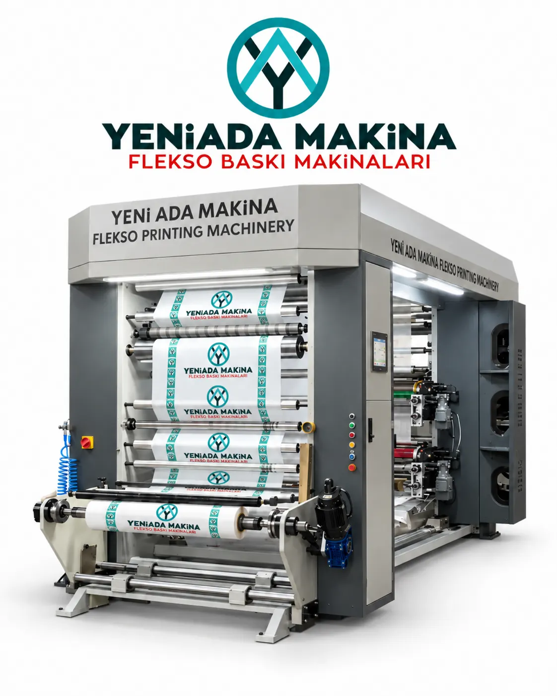 4 Renk Flekso Baskı Makinası – Yeniada Makina